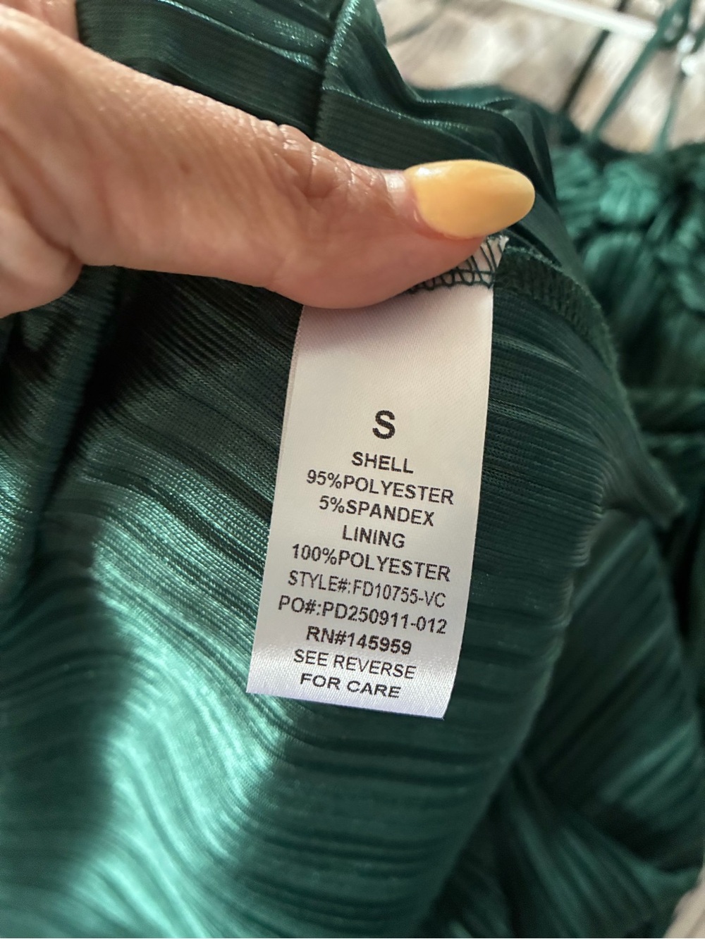 Vici Teal Pleated Strapless Maxi Dress with Halter Tie - Picture 6 of 7